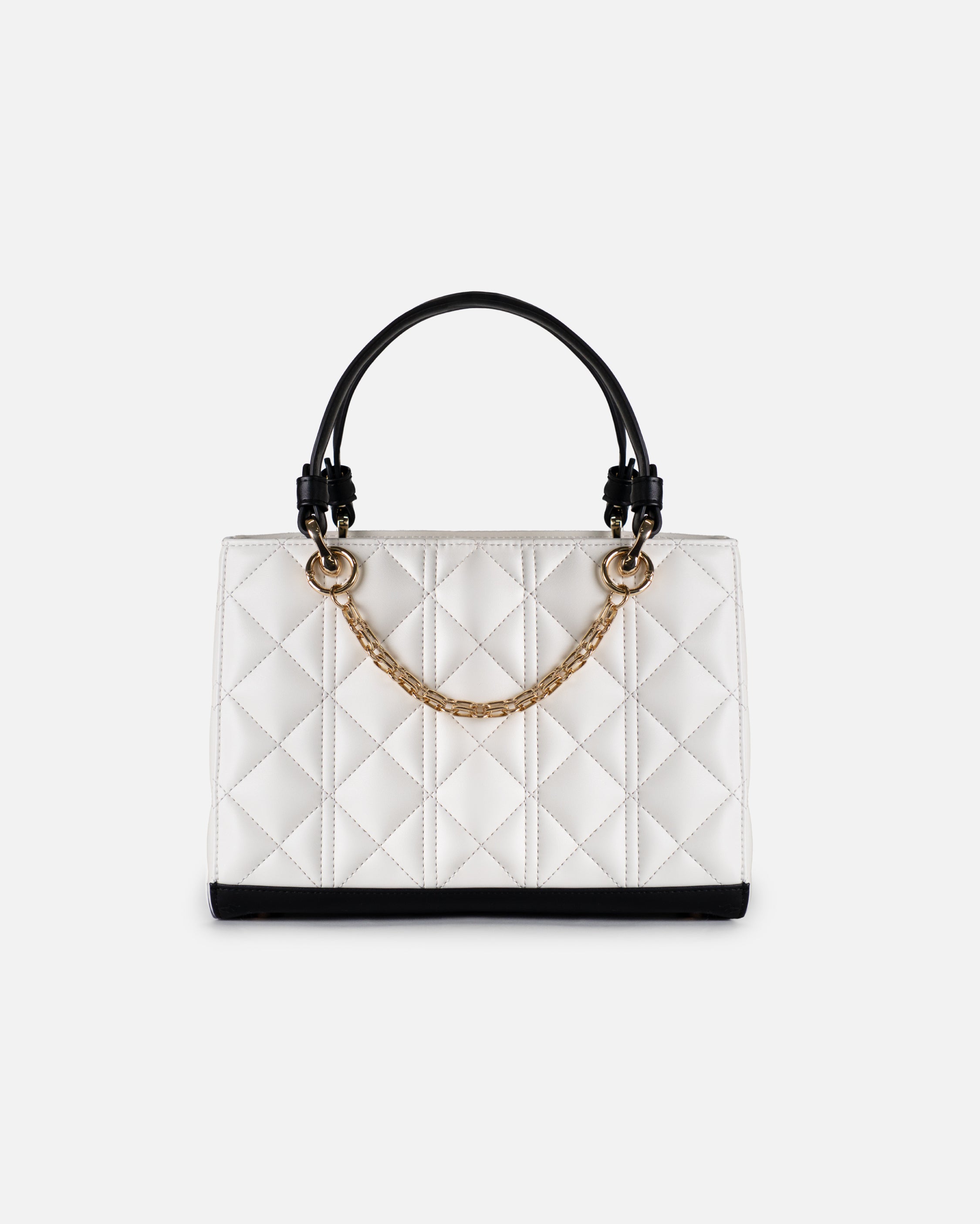 LADYホワイトキルティングショルダーバッグ キルティングチェーンバッグ レディース 2way ショルダーバッグ